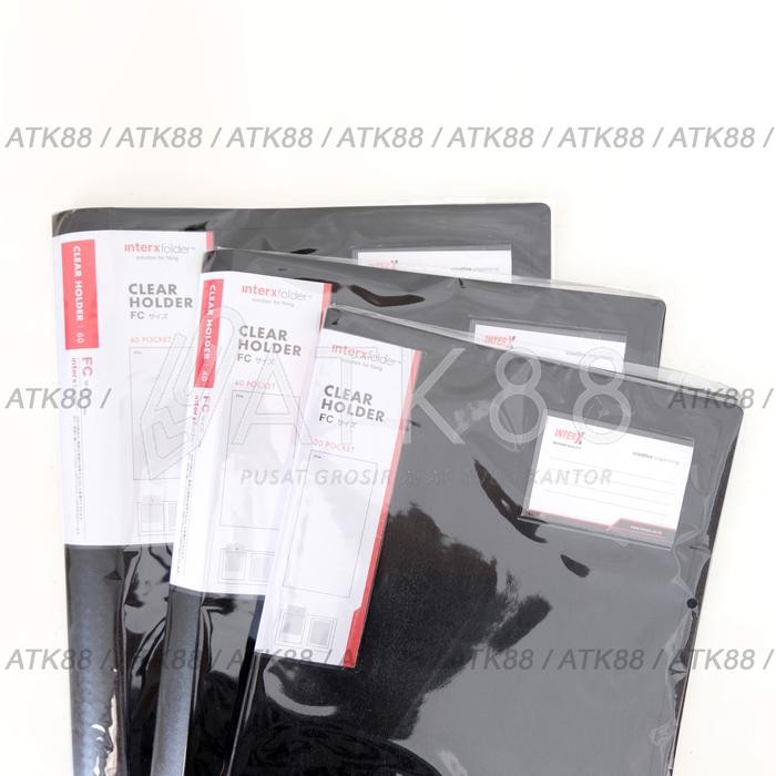 

Pilihan- Clear Holder / Display Books Folio 60 Pockets - Inter X Folder