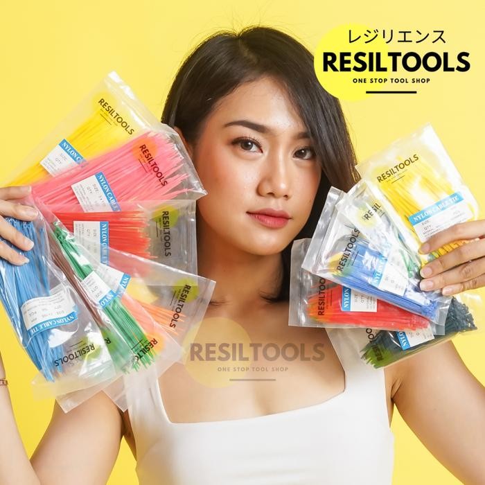 

Pilihan- Isi 100 Pcs Kabel Tis Nylon 15 Cm Cable Ties 150 Mm Tali Tie Pengikat