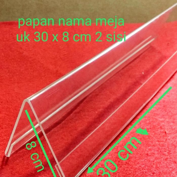 

Pilihan- Papan Nama Meja Akrilik Uk 8 X 30 Cm 2 Sisi