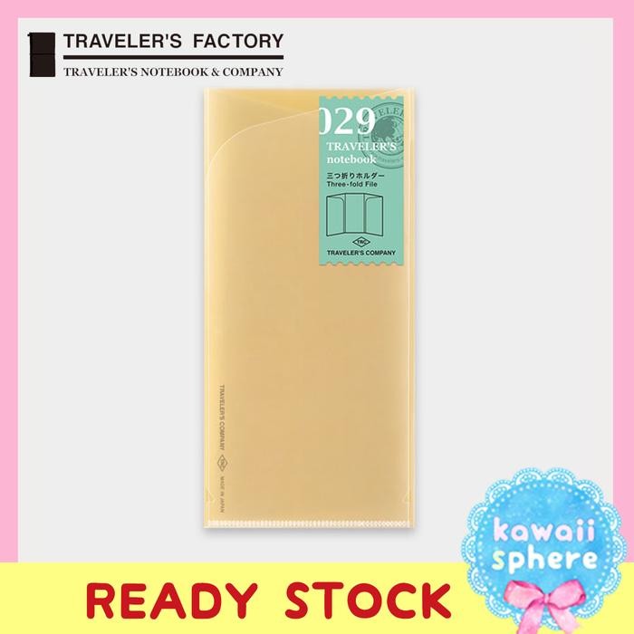 

Travelers Notebook Refill 029 Regular Size 3-Fold File Ready Kode 966