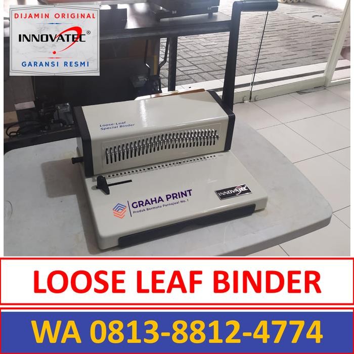 

Mesin Binder Loose Leaf Innovatec Alat Jilid Pelubang Buku Loose Leaf Kode 842