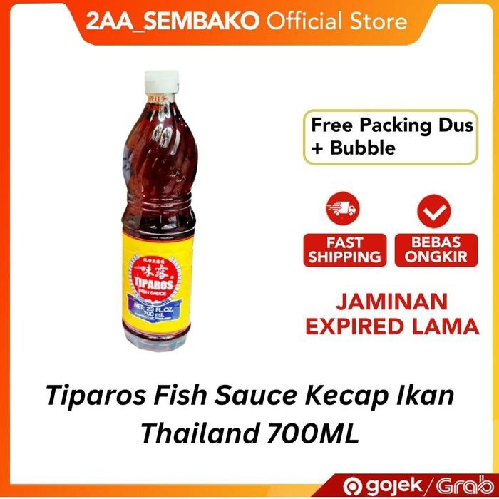 

Pilihan- Tiparos Fish Sauce Kecap Ikan Thailand 700Ml