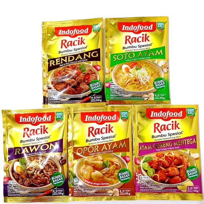 

Pilihan- Indofood Bumbu Instant Bumbu Racik Bumbu Siap Saji Spesial Paket 5 Sc 250G Masakan