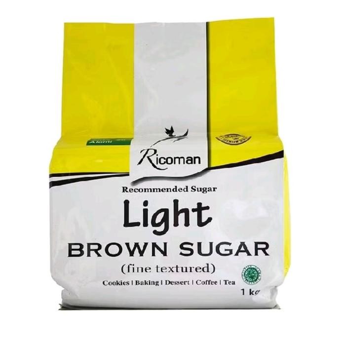

Pilihan- Ricoman Light Brown Sugar 1 Kg Gula Aren