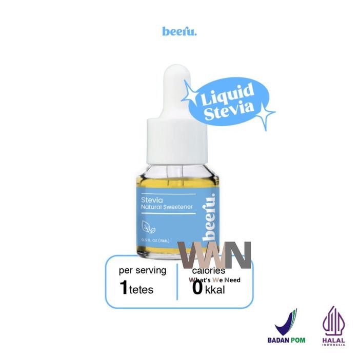 

Pilihan- Beeru Stevia Natural Sweetener 15Ml - Pemanis Alami Tanpa Kalori