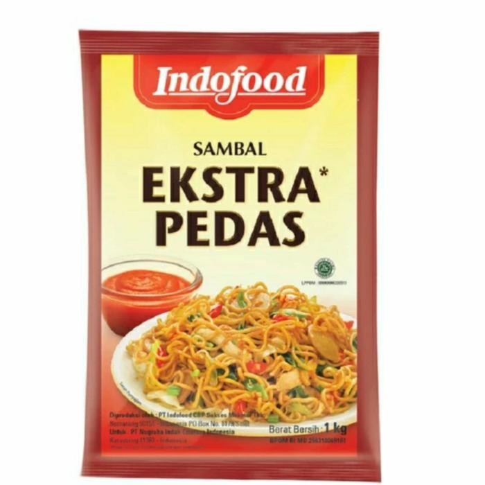 

Pilihan- Indofood Saos Sambal Extra Pedas 1 Kg