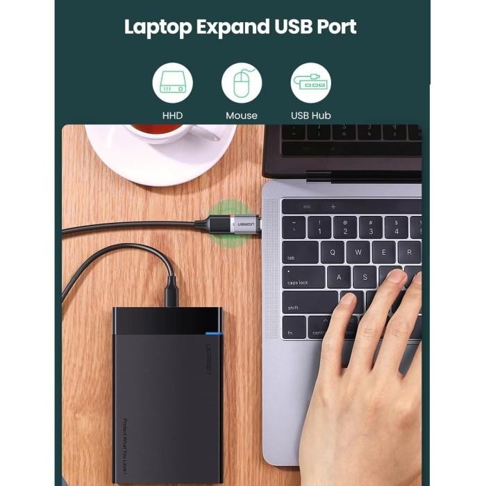UGREEN OTG TYPE C TO USB 3.0 USB OTG ADAPTOR TYPE C ORIGINAL 100%