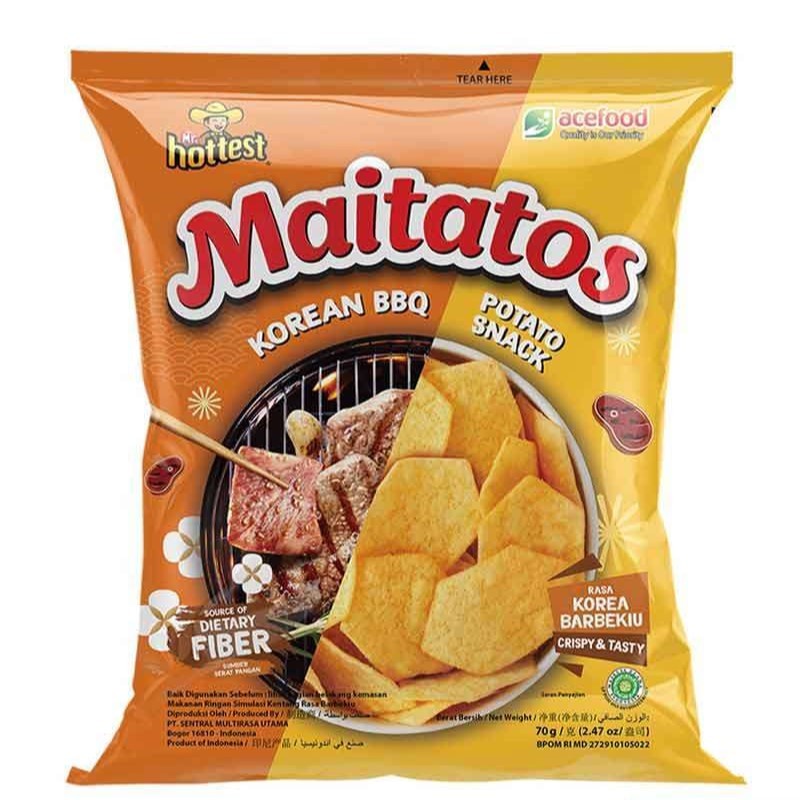 

Maitatos Potato Korean BBQ 70G