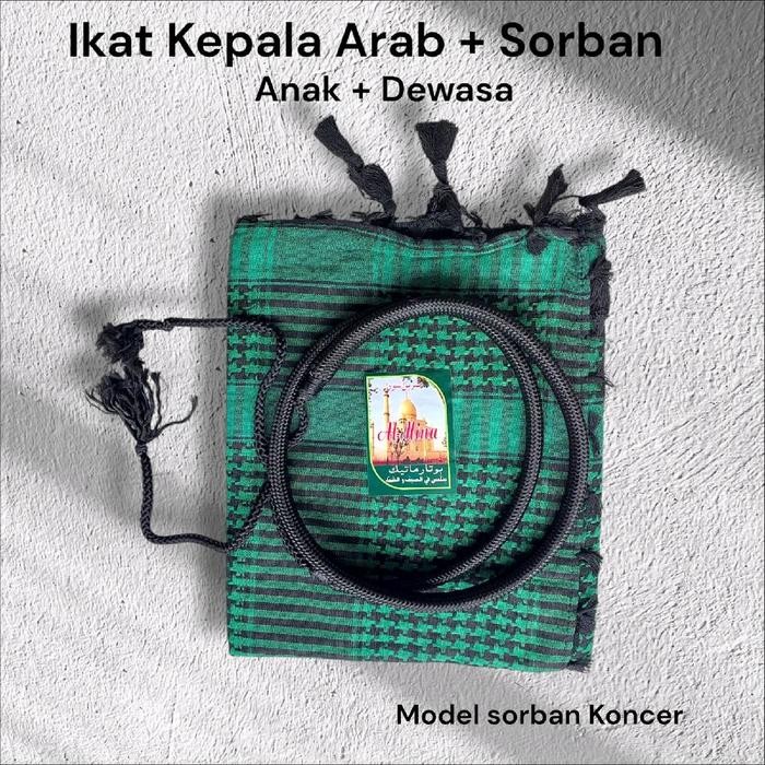 muna sorban igal ikat kepala arab sorban koncer untuk anak sampai dewasa igal arab Muslim