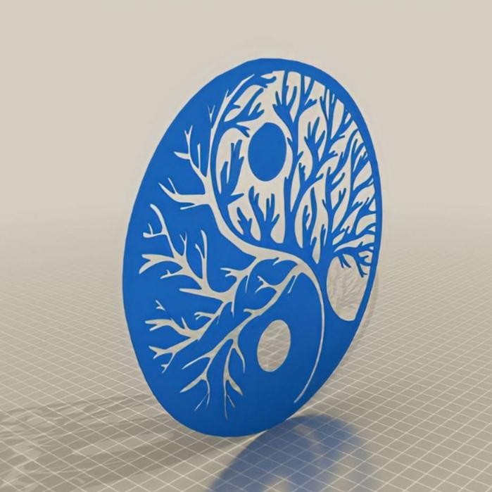 Dekorasi Dinding Timbul Yin & Yang Wall Decor Yin Yang (TERBAIK) (TERBARU) (TERMURAH)