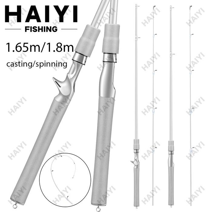 Joran Pancing Ultra Ringan 2 Ruas Bahan Karbon Ukuran L ML MH Fuji Ring Joran Pancing 1 Set Pancing