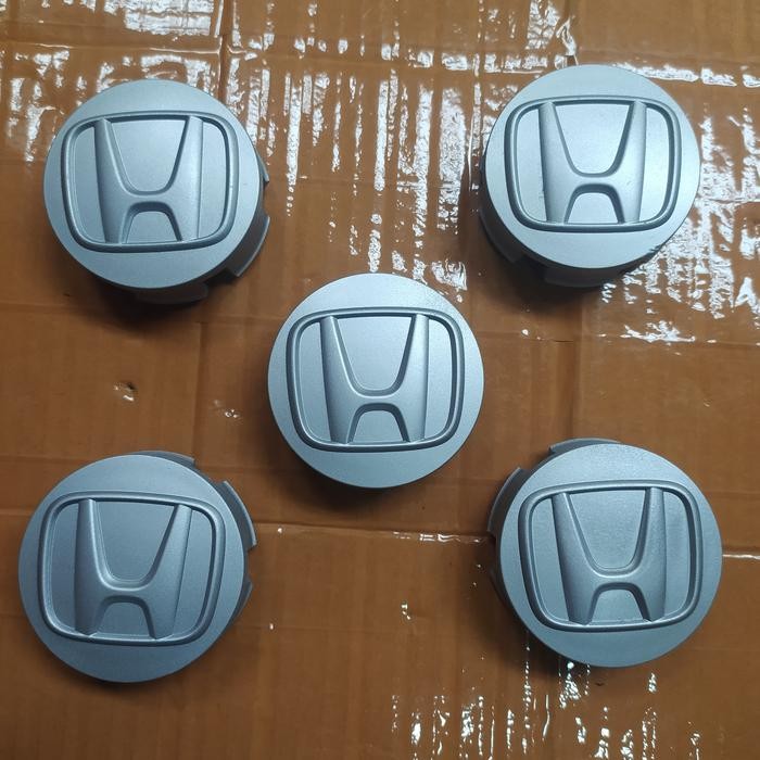 Dop Roda 4Pcs Velg Honda Ring 15-16(5,5Cm) Jazz-Brio-Mobilio- Silver