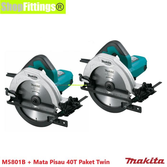 Makita M 5801 B Circular Saw 7" Mesin Circle Potong Kayu Sirkel Maktec