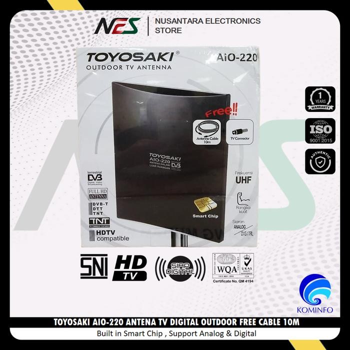 ANTENA TV DIGITAL ANALOG INDOOR OUTDOOR