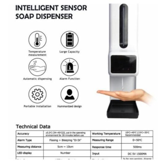 Standing thermometer k9 Pro X termometer berdiri k9