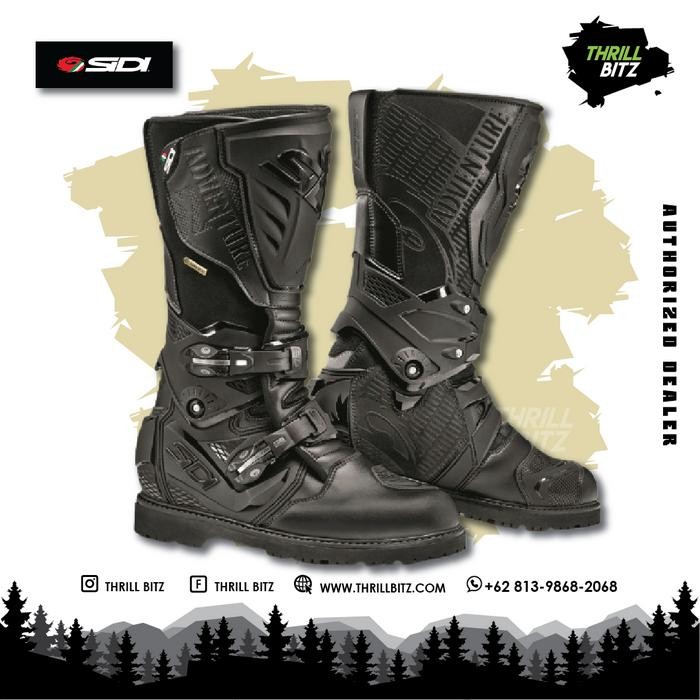 DISKON Sidi Adventure 2 Gore-Tex Boots Black Size 44 READY STOCK