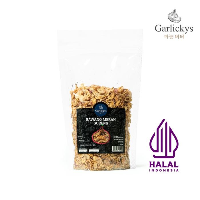 

SIAPKIRIM GARLICKYS Bawang Merah Goreng Tanpa Tepung Brambang Halal READY STOCK