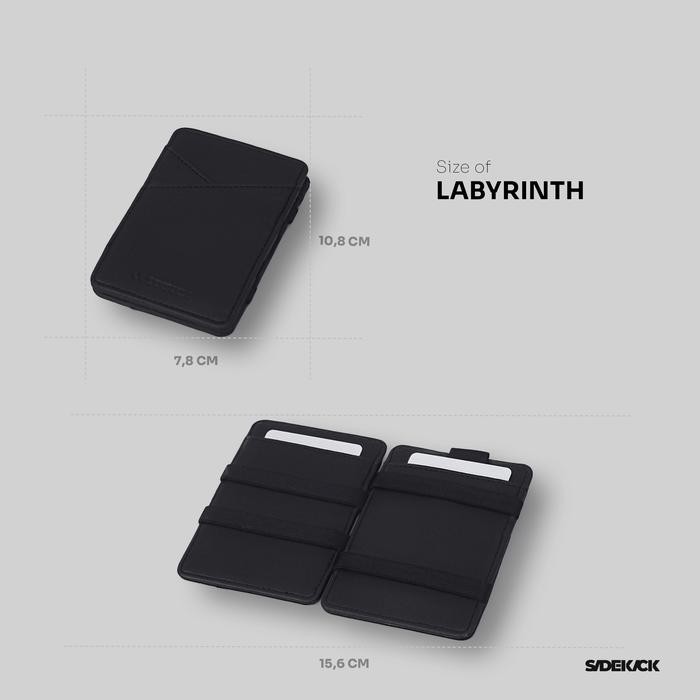 Sidekick Project LABYRINTH - Wallet - Dompet pria Kulit Cowok dompet