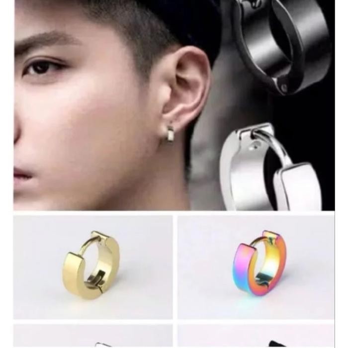 anting-anting ANTING TINDIK KOREA STAINLESS STEEL PRIA DAN WANITA ANTI KARAT Earrings tittanium