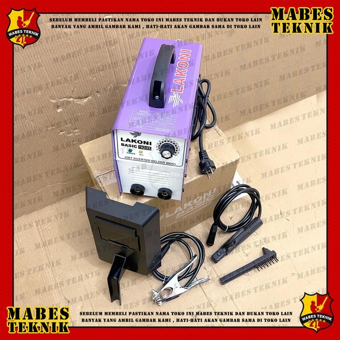 MESIN LAS LAKONI BASIC 162IX - TRAFO LAS INVERTER WELDER BASIC 162 IX