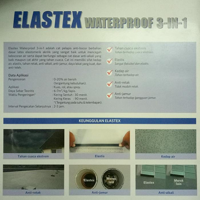 Nippon Elastex Waterproof 3 In 1 @1Kg / Cat Nippon Elastex 1Kg