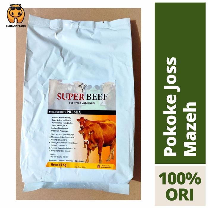 Super Beef 25 Kg - Premix Suplemen Sapi - Premix Kambing - Premix sapi