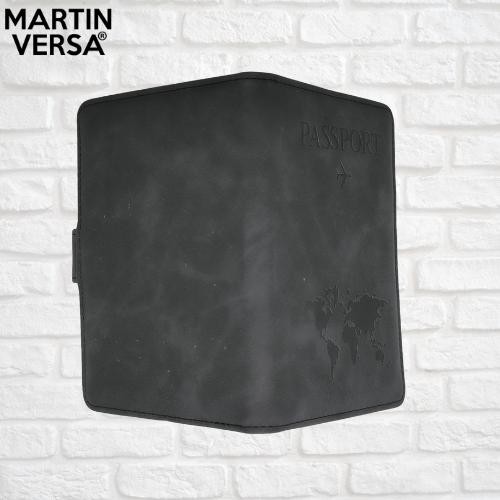 Eiger Wallets - Dompet Paspor Cover Passport Wallet Slot Sim Card Kartu Atm Kulit Sintetis Pria Case