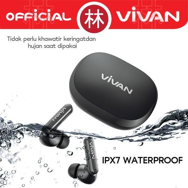 VIVAN T600NC Earphones Headset TWS Bluetooth 5.2 Waterproof IPX7 48H