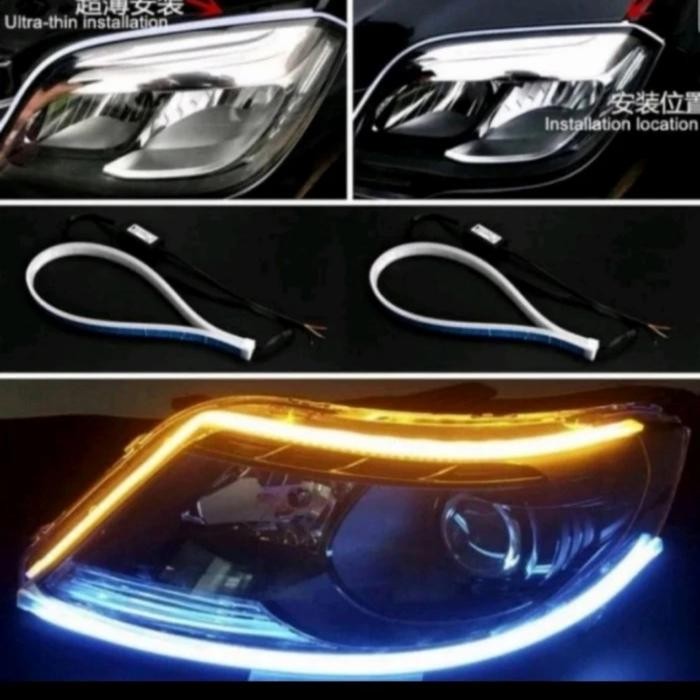 Limited Lampu Alis Mobil Avanza Xenia Veloz 60 Cm Sein Running Terlariss 