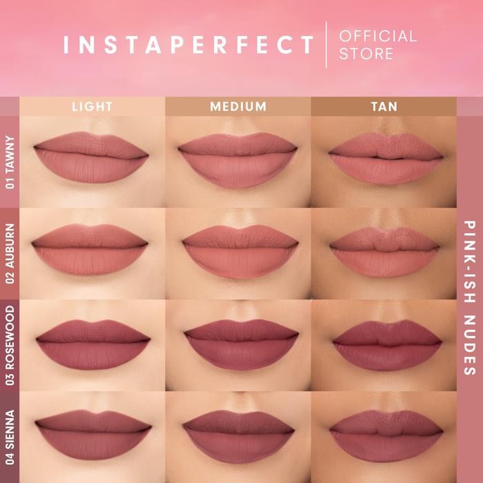 Top Creator Choice Instaperfect Suede Lip Matte (MLBB Nude Lip Cream, Cover Blurry, Transfer