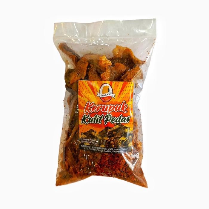 

ASLI Emak Cw - Kerupuk Kulit Ikan Pedas Manje Plastik READY STOCK