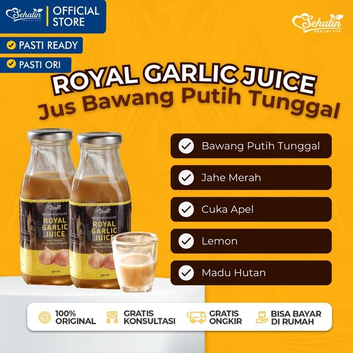 

Pilihan- Royal Garlic Juice Jus Bawang Putih Tunggal Alami Tanpa Pengawet Bawang Jahe Lemon