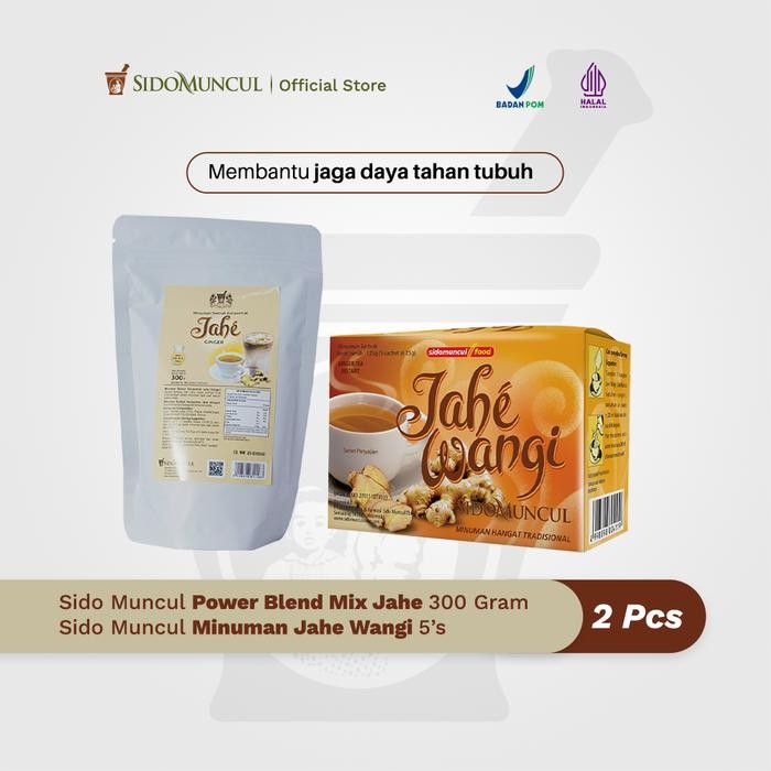 

Pilihan- Sido Muncul Powder Blend Mix Jahe + Jahe Wangi 5'S