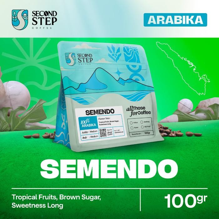 

Pilihan- Biji Kopi Bubuk Arabika Semendo Arabica Coffee Roast Beans 100Gr Bean