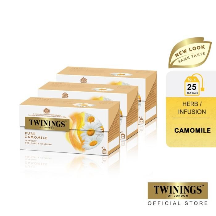

Pilihan- Twinings Paket Bundle Set 3 Teh Celup Pure Camomile 25X1Gr
