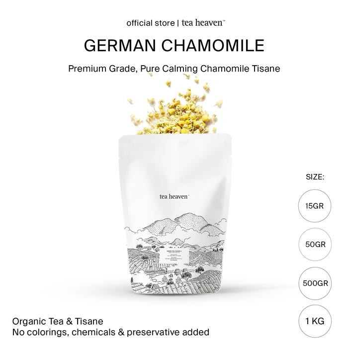 

Pilihan- Chamomile Tea Organic Flower Teh Bunga Kamomil Premium