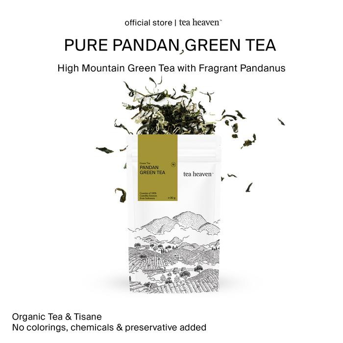 

Pilihan- Pandan Green Tea Organic Teh Hijau Pandan Organik High Mountain Tea