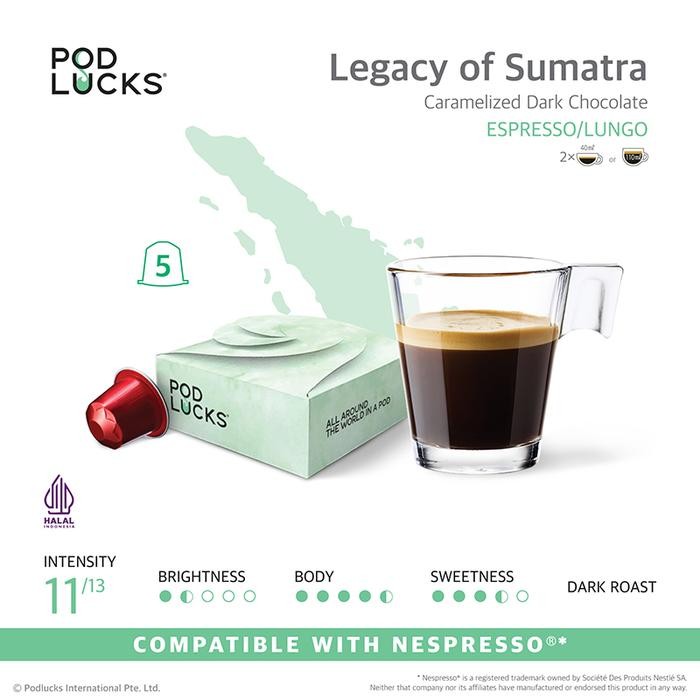 

Pilihan- Podlucks Legacy Of Sumatra Capsule Coffee
