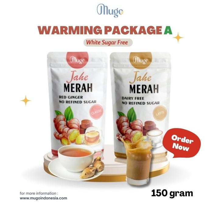

Pilihan- Warming Package A (Jahe Merah Classic & Latte) White Sugar Free