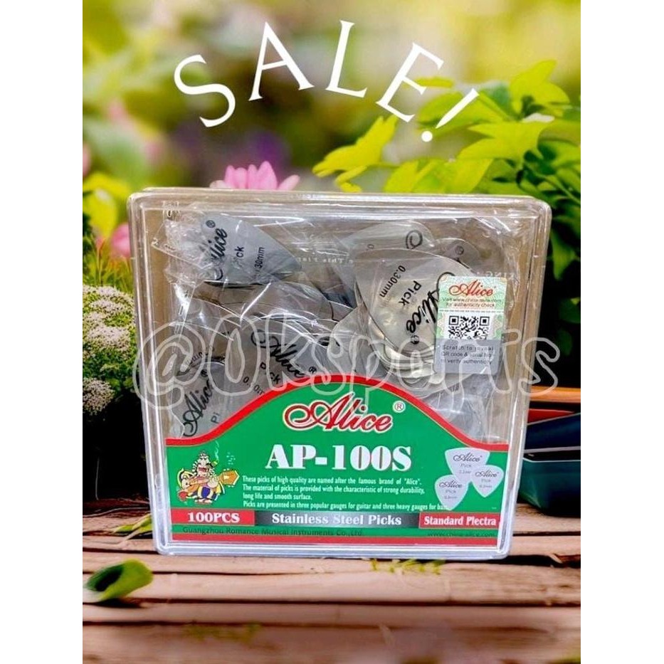 Ultimate Guitar - Pick / Pik Gitar 0.3Mm Tipis Stainless Steel 0.3 Mm Guitar