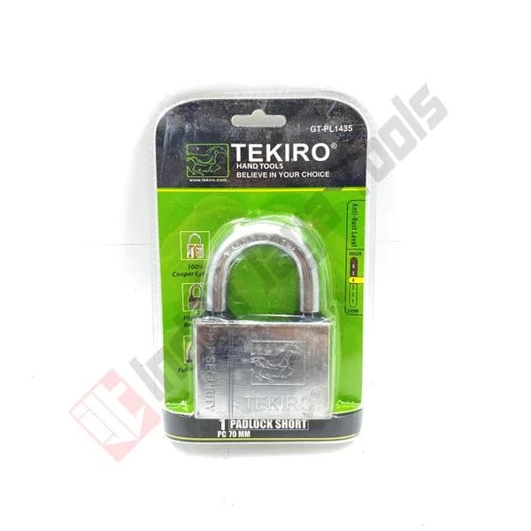 TEKIRO GT-PL1435 KUNCI GEMBOK 70 MM LEHER PENDEK - RUMAH PAGAR
