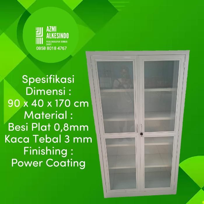 

Khusus Gosend! Lemari Intrumen 2 Pintu (Pc-Kaca)