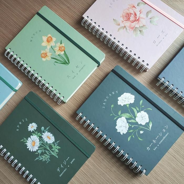 

Notebook / Journal A5 Birth Flower Series - Carnation