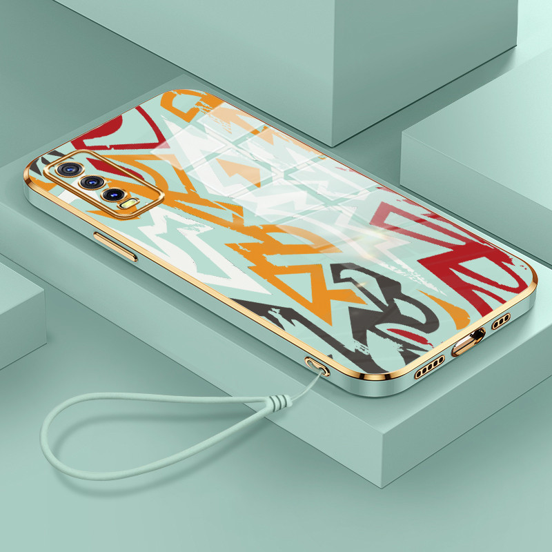 Casing Hp Untuk VIVO Y20 Y20s Y20i Y12A Y20S M Y20S D Y20S G Y11s Y30G Case Casing Sederhana pola Ke