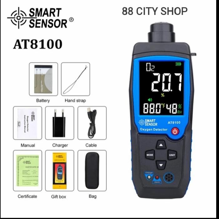 Paling Murah Gas Detector Oxygen O2 Oxygen Detector Oxygen Meter Sensor O2 Meter Terlariss 