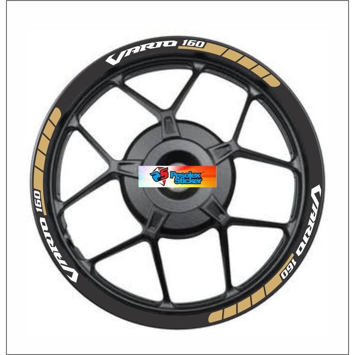 Cuting Sticker Lis Velg Motor VARIO 160 01