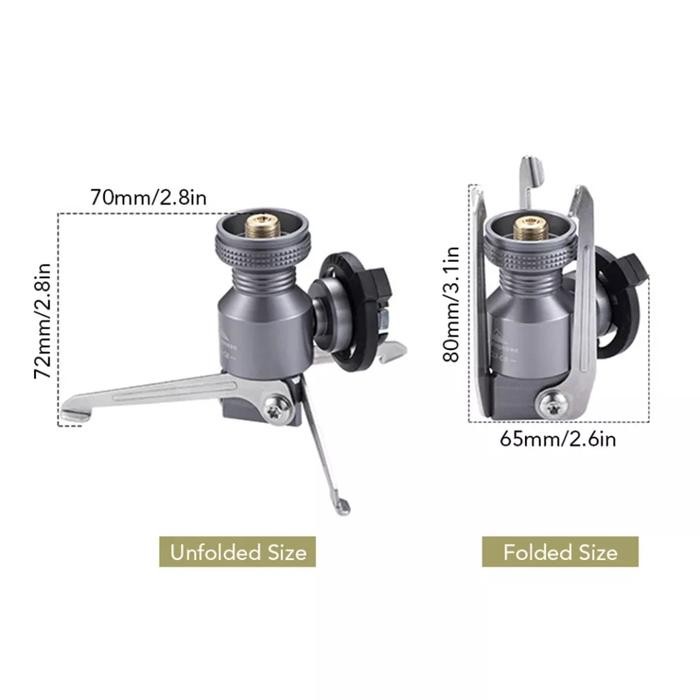 Bisa Grab Adaptor Kompor Gas Hicook Campingmoon Z23-Cb