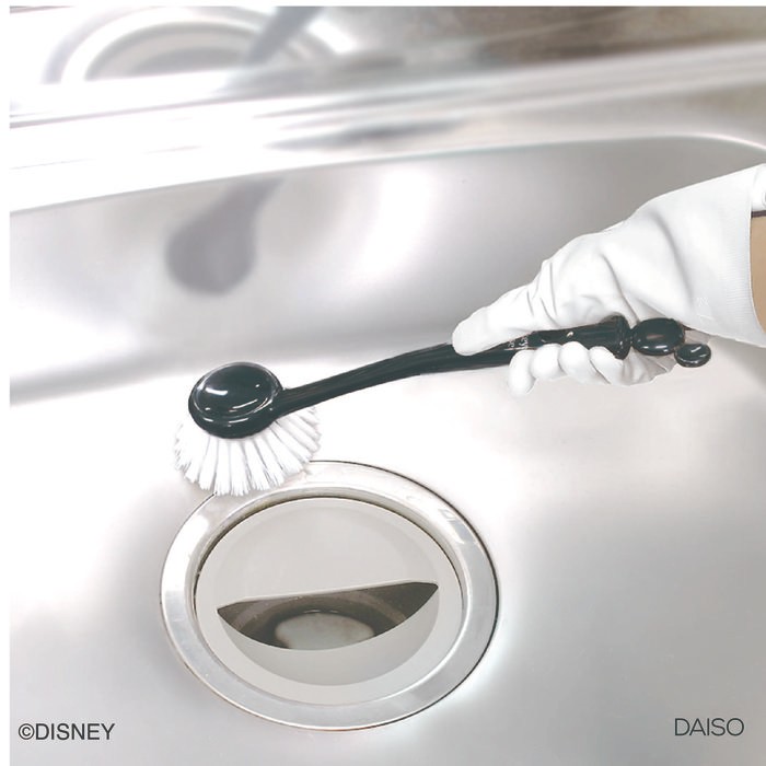Daiso Kitchen Sink Cleaning Brush -Mickey Mouse-