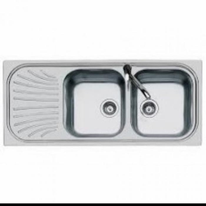 KITCHEN SINK FOSTER 1912 2 BOWL