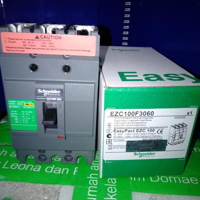 Gercep Mccb Schneider 60A Ezc100F Terlariss 